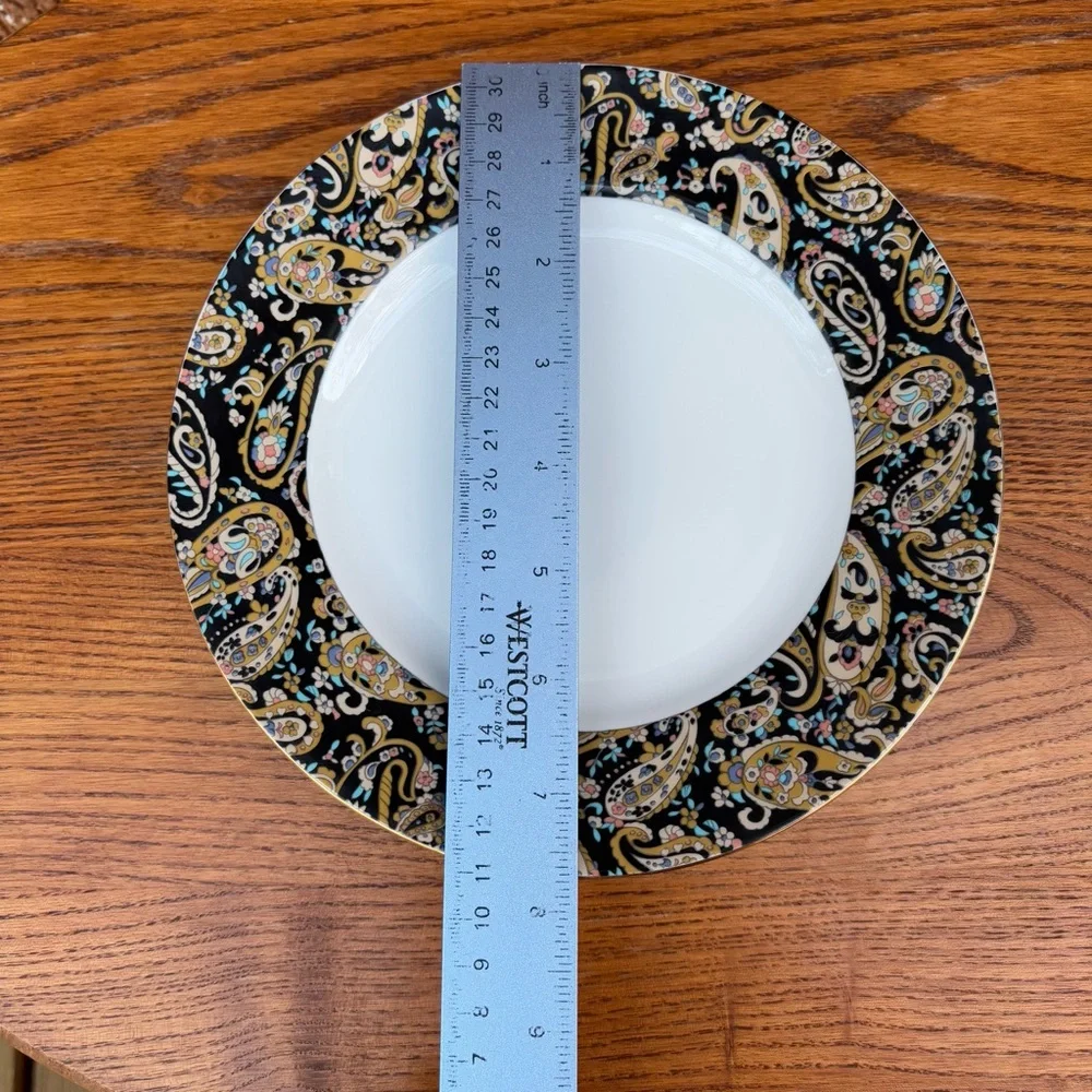 Vintage Takahashi San Francisco Paisley Bread/dessert Plates Set of 2